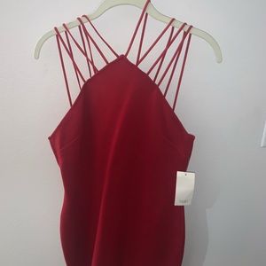 Tobi Red Boycon Dress